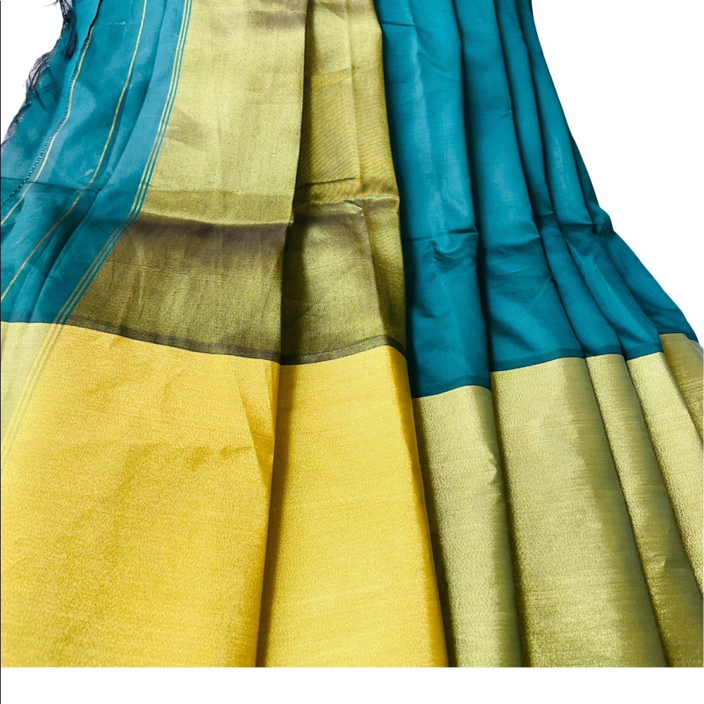 #19 Beautiful katan Saree